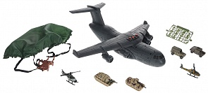 Транспортный самолет с наполнением Нано-Армия, звук, свет (Chap Mei, 524050)